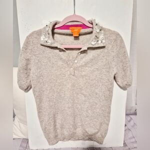 Women's 100% Cashmere Short Sleeve